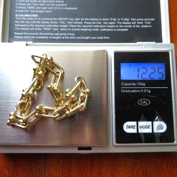 Stirrup 14K Solid Yellow Gold U Link Bracelet - Picture 13 of 15